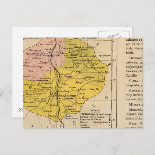 Aguascalientes, Mexico 2 Briefkaart (Voorkant / Achterkant)