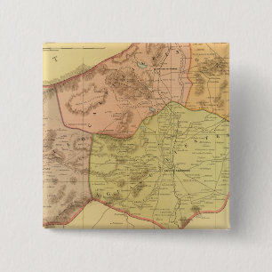Aguascalientes Vierkante Button 5,1 Cm