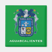Aguascalientes Wapenmagneet Magneet (Voorkant)