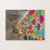 Agueda Umbrella Sky Festival - Het echte Portugal Legpuzzel (Horizontaal)