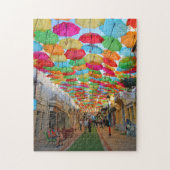 Agueda Umbrella Sky Festival - Het echte Portugal Legpuzzel (Verticaal)