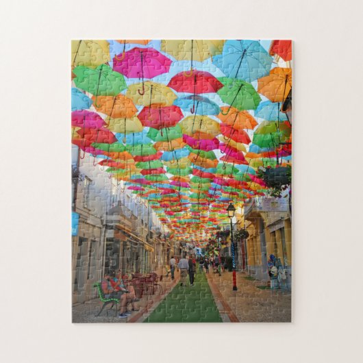 Agueda Umbrella Sky Festival - Het echte Portugal Legpuzzel (Verticaal)