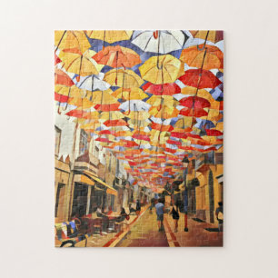 Agueda Umbrella Sky Portugal Legpuzzel