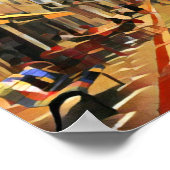 Agueda Umbrella Sky Portugal Poster (Hoek)