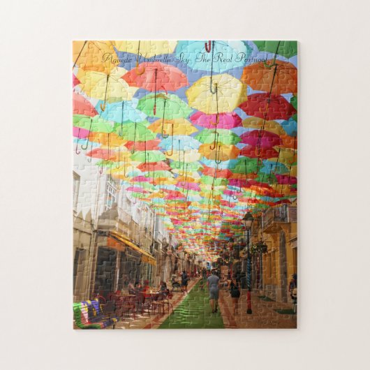 Agueda Umbrella Sky - The Real Portugal Legpuzzel (Verticaal)