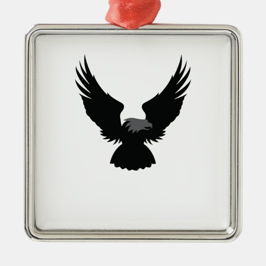 Águia Benfica Metalen Ornament (Voorkant)