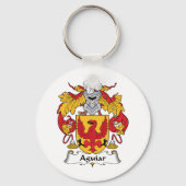 Aguiar Family Crest Sleutelhanger (Voorkant)