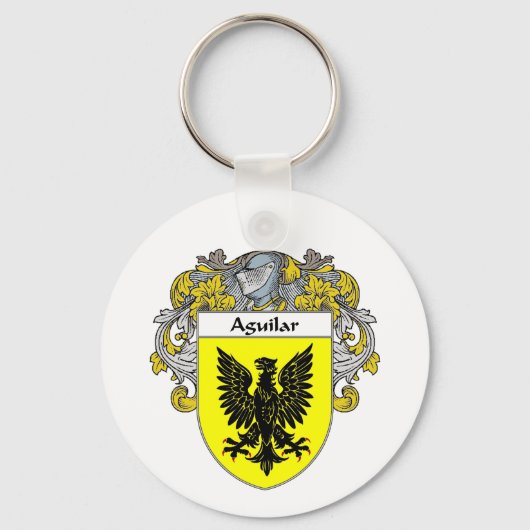 Aguilar-wapenschild (gemanteld) sleutelhanger (Voorkant)