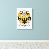 Aguilera Family Crest Canvas Afdruk (Insitu (Houten vloer))
