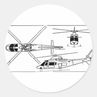 Agusta 109 ronde sticker