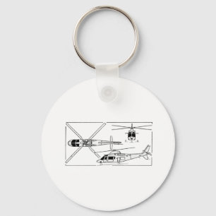 Agusta 109 sleutelhanger