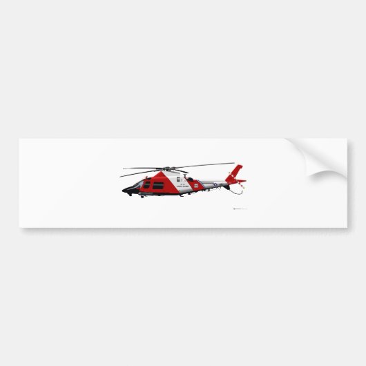 Agusta MH-68 Stingray Bumpersticker (Voorkant)