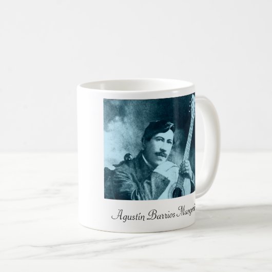 Agustín Barrios Mangoré mok koffie (Voorkant rechts)