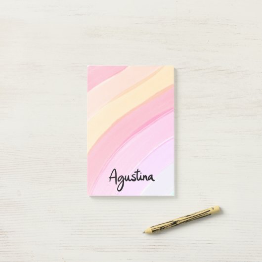 Agustina Arcoiris Rechthoekige Post-it Notes (Op bureau)