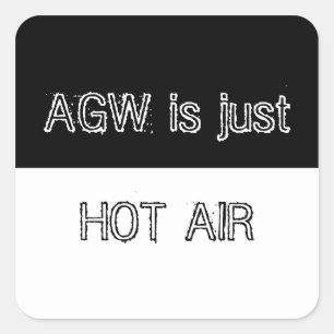 AGW is een Sticker voor warme lucht