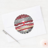 Ägypten Ägyptisch Österreichisch Österreich Baum Ronde Sticker (Envelop)