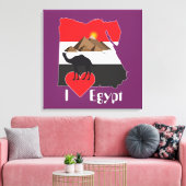 Ägypten - Egypt Leinwand Canvas Afdruk (Insitu (Woonkamer))