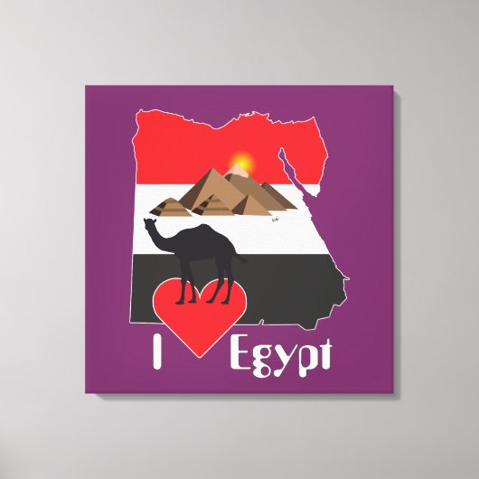 Ägypten - Egypt Leinwand Canvas Afdruk (Voorkant)