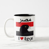 Ägypten - Egypt Tasse Tweekleurige Koffiemok (Links)