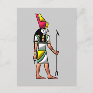 Ägypten Gott Horus egypte god Briefkaart