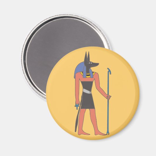 Ägypten Gottheit Anubis egypt deity Magneet (Voorkant / Achterkant)