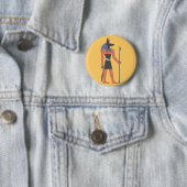 Ägypten Gottheit Anubis egypt deity Ronde Button 5,7 Cm (In situ)