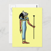 Ägypten Göttin Bastet egypte goddess Briefkaart (Voorkant / Achterkant)