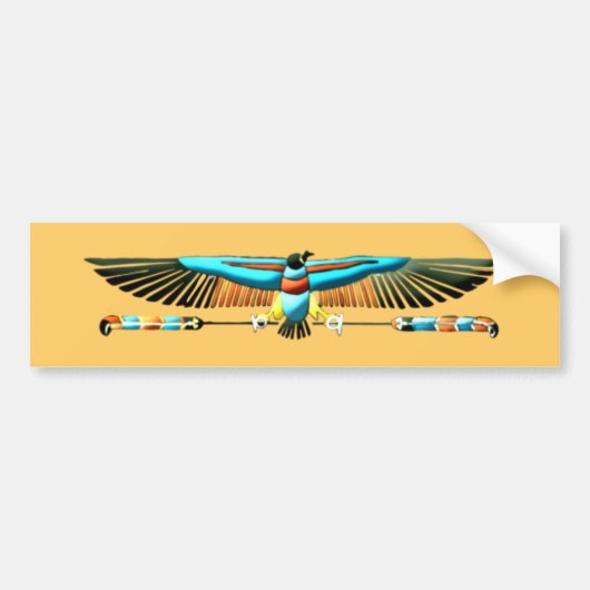 Ägypten Nechbet Schutzsymbol egypt protection Bumpersticker (Voorkant)