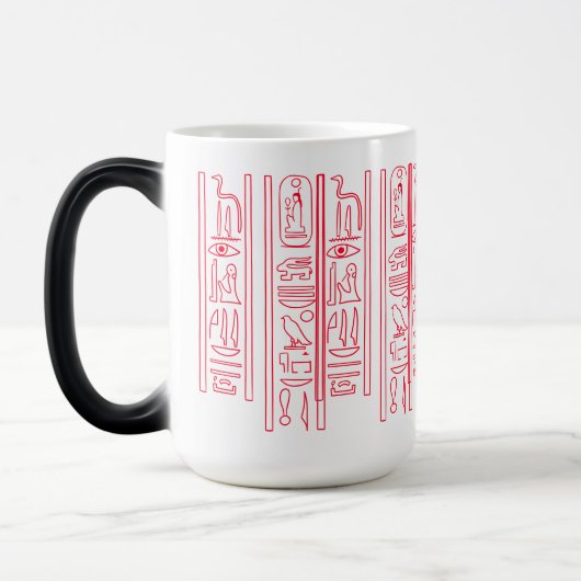 Ägyptische Hieroglyphen-Magische Tasse Magische Mok (Links)
