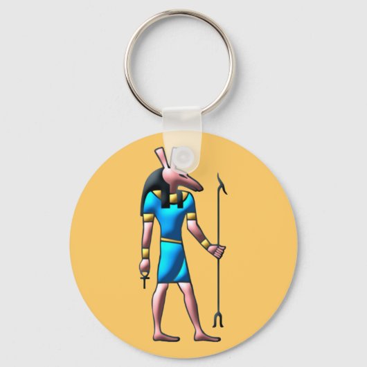 Ägyptischer moet egypte god instellen sleutelhanger (Voorkant)