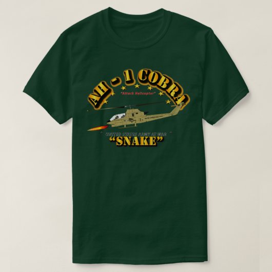 AH1 Cobra Slang T-shirt (Design voorkant)
