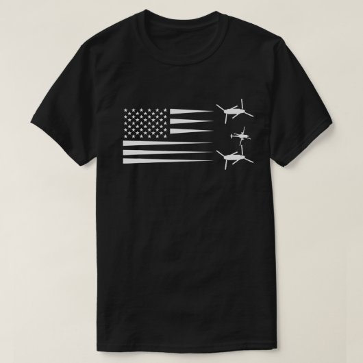 Ah64 Apache Helikopter Ch47 Chinook shirt (Design voorkant)