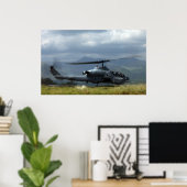 AH-1 Cobra Helikopter Poster (Thuiskantoor)