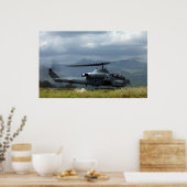 AH-1 Cobra Helikopter Poster (Keuken)