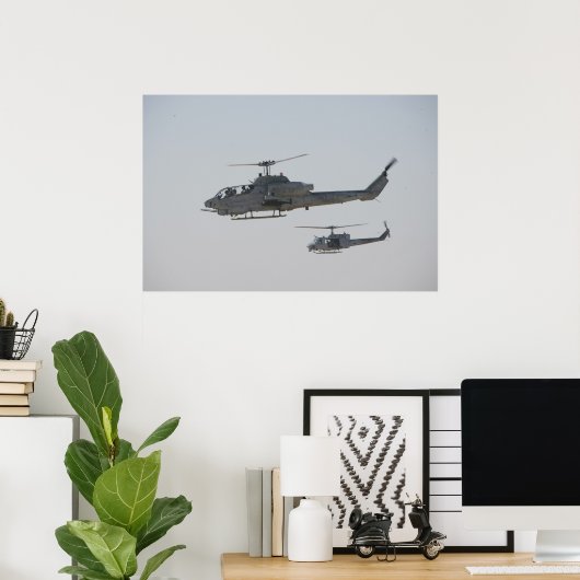 AH-1 Cobra Poster (Thuiskantoor)