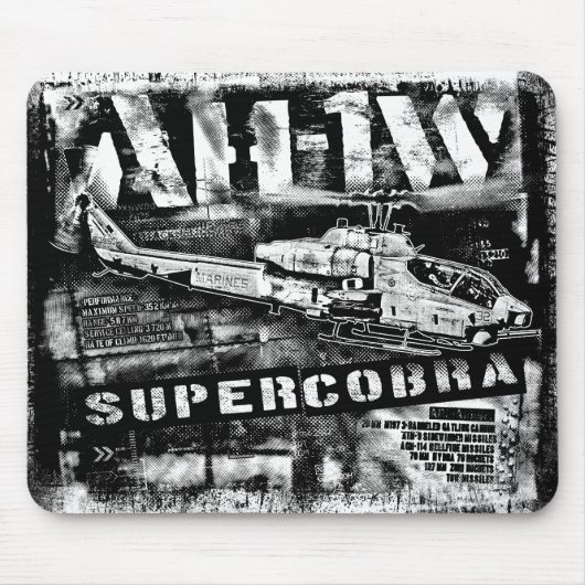 AH-1 SuperCobra Muismat Mousepad (Voorkant)