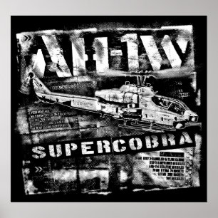 AH-1 SuperCobra Poster Poster