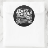 AH-1G HueyCobra Classic Round Sticker Sticker (Tas)