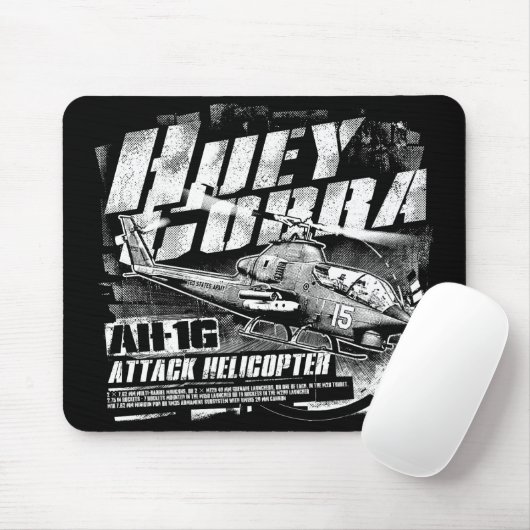 AH-1G HueyCobra Muismat Mousepad (Met muis)