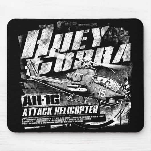 AH-1G HueyCobra Muismat Mousepad (Voorkant)