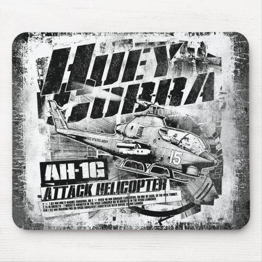 AH-1G HueyCobra Muismat Mousepad (Voorkant)