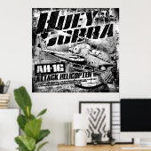 AH-1G HueyCobra Poster Poster (Thuiskantoor)