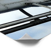 AH-1W-draagschroefvliegtuig Poster (Hoek)