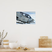 AH-1W-draagschroefvliegtuig Poster (Keuken)