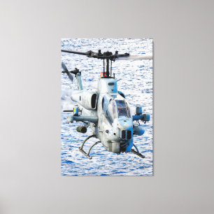AH-1W SUPER COBRA 32x48 Canvas Afdruk