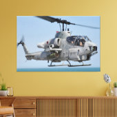 AH-1W SUPER COBRA 40x60 Canvas Afdruk (Insitu (Woonkamer))