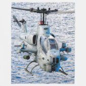 AH-1W SUPER COBRA FLEECE DEKEN (Voorkant)