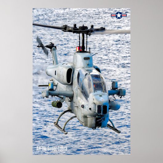 AH-1W SUPER COBRA POSTER (Voorkant)