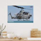 AH-1W SUPER COBRA POSTER (Keuken)