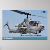 AH-1W SUPER COBRA POSTER (Voorkant)